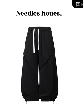 【品牌撤柜现货】Needles houes美式弯刀休闲卫裤宽松垂感直筒裤