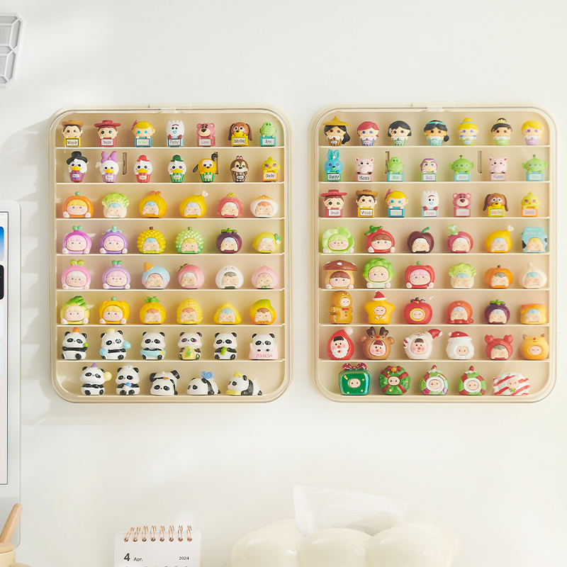 手办展示架可壁挂透明防尘收纳