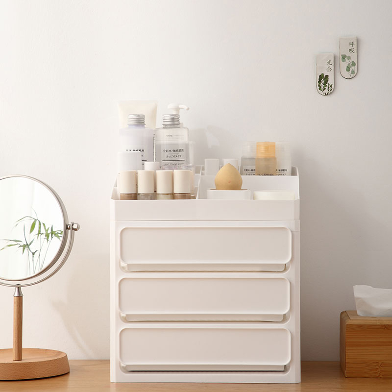 网红护肤品书桌神器化妆品收纳盒