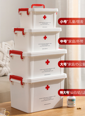 医药箱家用家庭装大容量医疗箱防疫药品应急包常备储药便携收纳盒