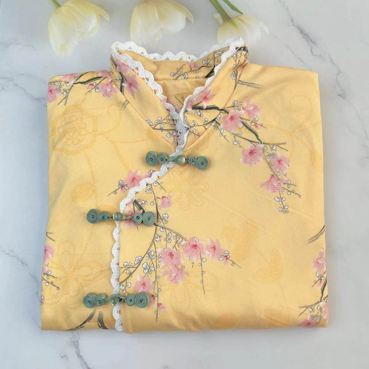 棉袄片半成品大人国风版