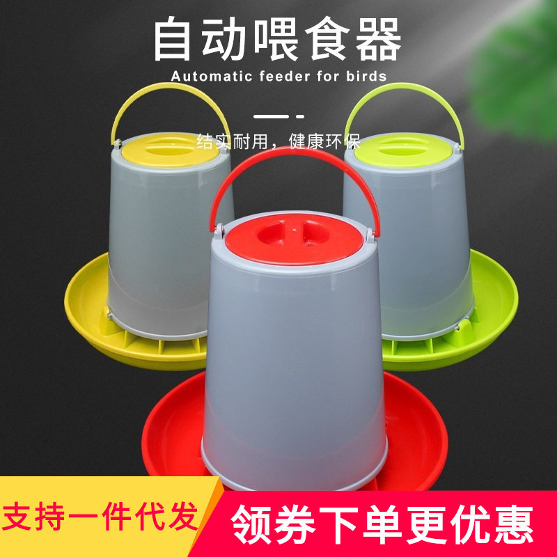 鸽子自动喂食器信鸽鸟类用品用具喂鸡食槽碗食盒防撒防溅养鸡食桶