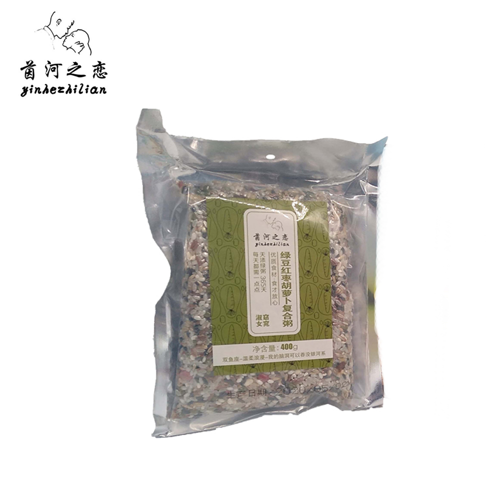 茵河之恋牌绿豆红枣胡萝卜复合粥米400g*5块米砖 粮油调味/速食/干货/烘焙 杂粮组合/膳食混合谷物 原图主图