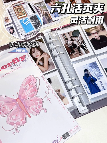 Polaroid, карточная книга с бабочкой, система хранения, фотоальбом, 3 дюймов, отрывной лист