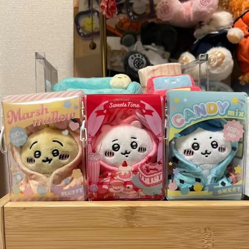 日本百元店同款糖果袋chiikawa吉伊卡哇PVC透明痛包娃包收纳