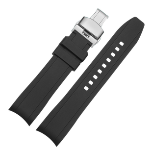 适配天美时远征系列手表带硅胶男T49963 T49905弧口橡胶带20 22mm