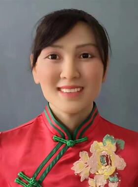 电动鞠躬迎宾小姐蜡像