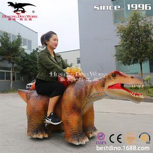 户外玩耍商场游乐园娱乐玩具恐龙工厂制作仿真棘龙电动恐龙小车