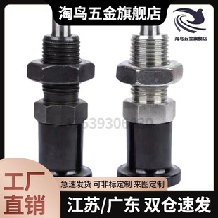 PXKL 16L JSXPKL8 加长型复位旋钮柱塞不锈钢分度销细牙E