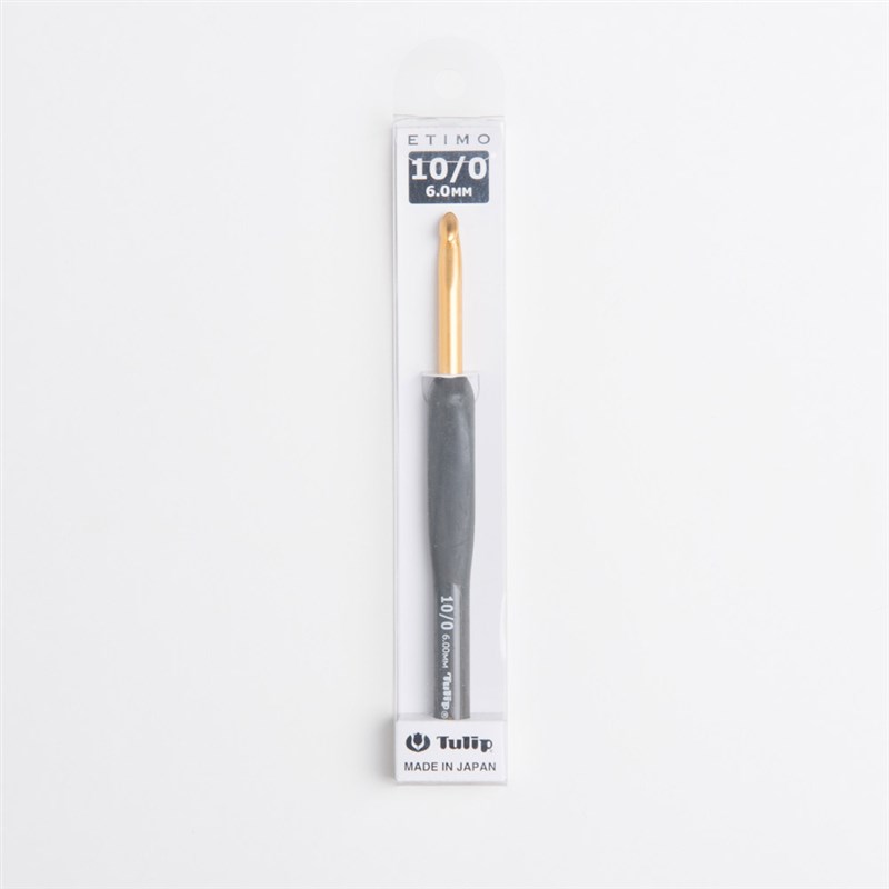 日本进口TULIP广岛黑金钩针yT15系列编织工具毛线钩针毛衣针单支