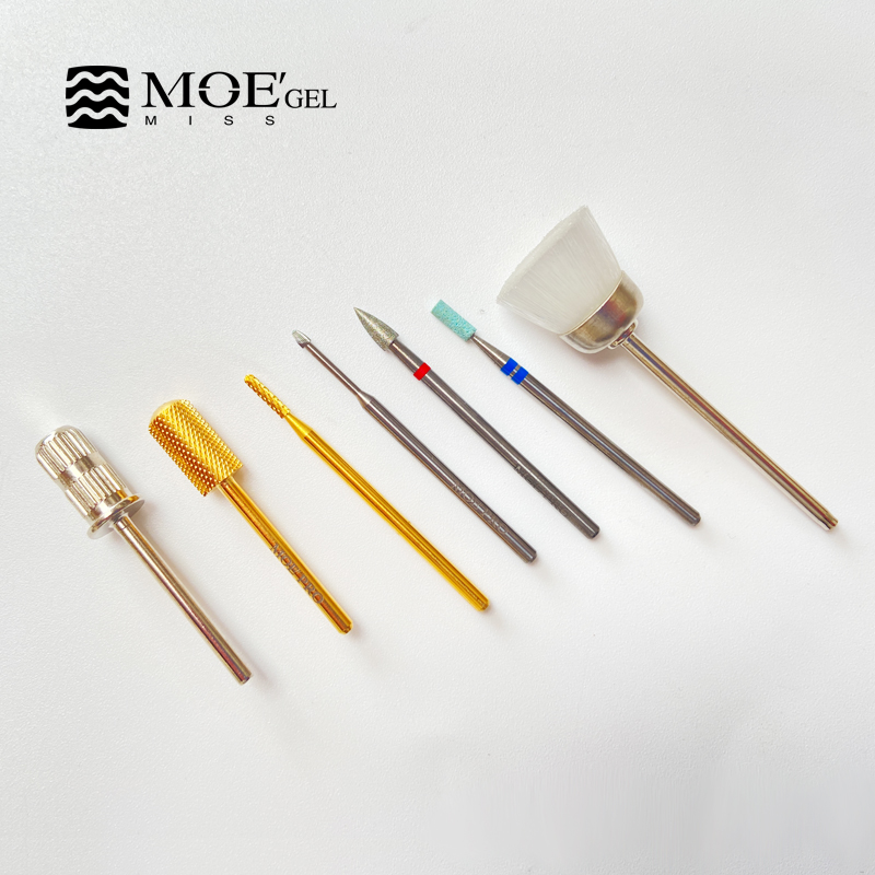 日本MOE美g甲打磨机磨头专业卸甲修指甲去死皮电动钻头美甲店专用