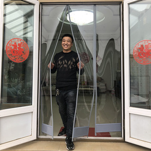 磁铁自吸门帘空调透明超市门口挡风防尘店铺商用磁性对吸隔断家用