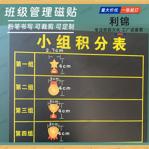表扬小号奖杯奖牌章磁贴