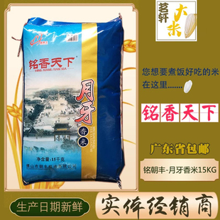 新大米月牙油粘米15kg煲仔饭专用晚造香粘30斤丝苗农家大米