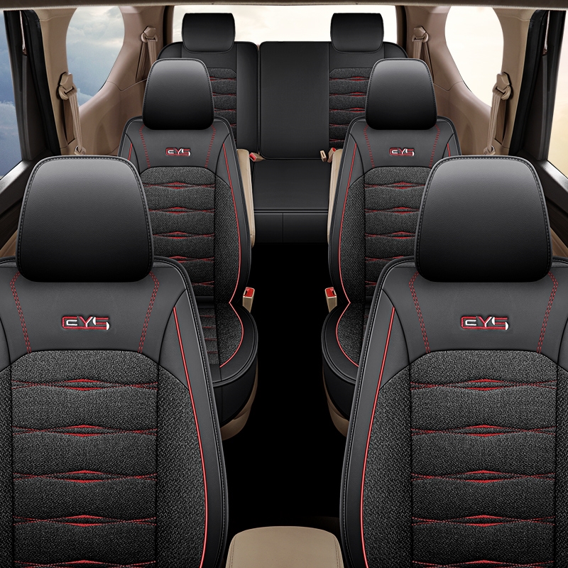 四季专用五菱宏光S七座座套S3 s1全包 宝骏730 汽车坐垫四季亚麻