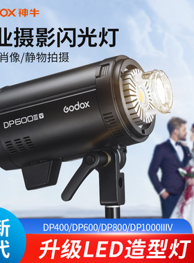 神牛DP1000IIIV影室闪光灯室内人像模特广告拍1000w摄影棚摄影灯闪光灯摄影产品静物珠宝美食拍照补光灯