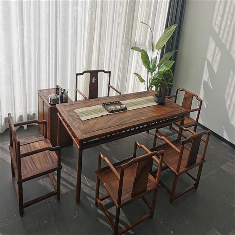 新中式茶桌办公室泡茶桌禅意高档
