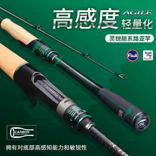 钓之屋23款 枪柄海鲈竿 灵锐二代远投翘嘴路亚竿高感度手感轻直柄