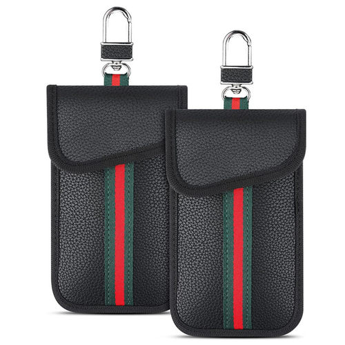 RFID signal blocking anti-theft chain protective case 2 pcs