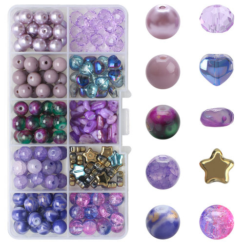Glass Loose Beads For Jewelry Making Diy Decorative Supplies