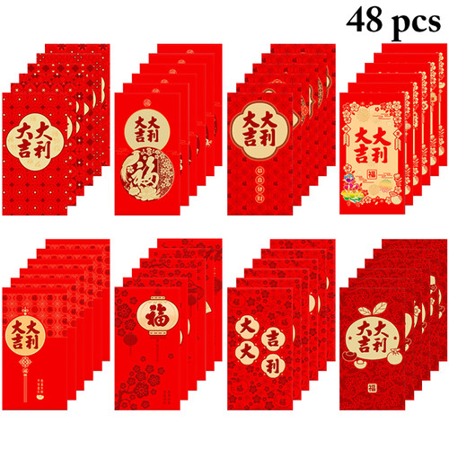 cket Hong Bao Red Envelopes Money Year Envelope Hongbao Cash