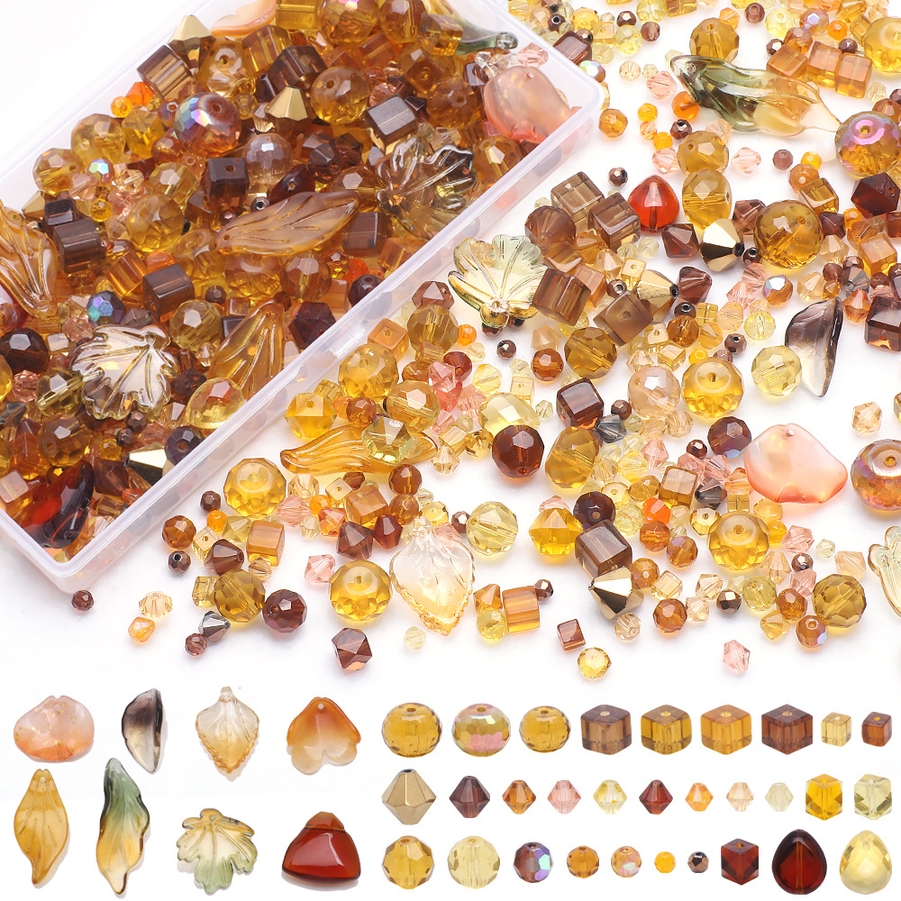 Petals Glass Beads Diy Earrings Bracelet Crystal Mobile phon
