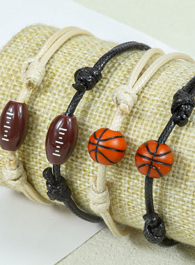 Football, baseball, rugby bracelet, basketball, volleyball,