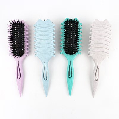 Large board wheat straw comb, massage bouncing comb comb