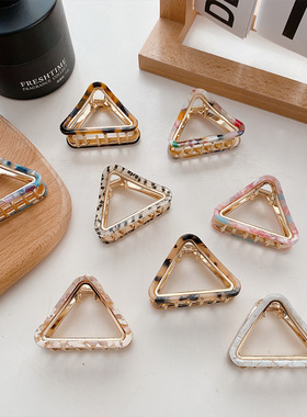 Acetate alloy hairpin Korean version of the hollow hair grab