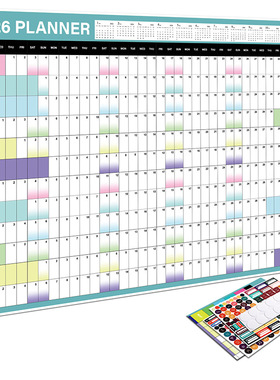 2026 New Yearly Daily Calendar Wall Schedule Sheet Paper 365