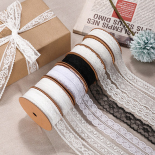 lace Black Pure african Width14 45mm ribbon 10yards