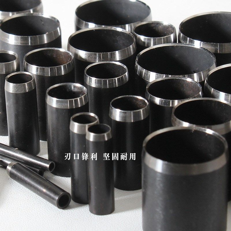 皮革工具手工DIY刀模圆孔 空心A冲头 圆形钢冲 模具刀冲孔冲子套