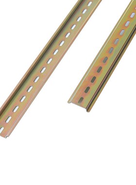 空开C45导轨钢电气安装开关导TH35mmDZ47空开断路器端子U型卡轨