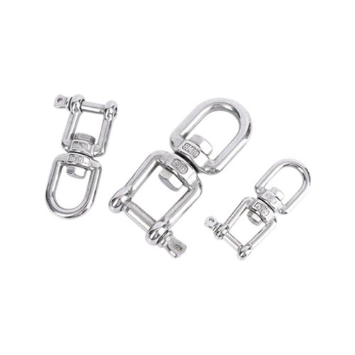 O叉旋转环 钢h丝绳锁具宠物链条连接环 8字万向环 304不锈钢旋环