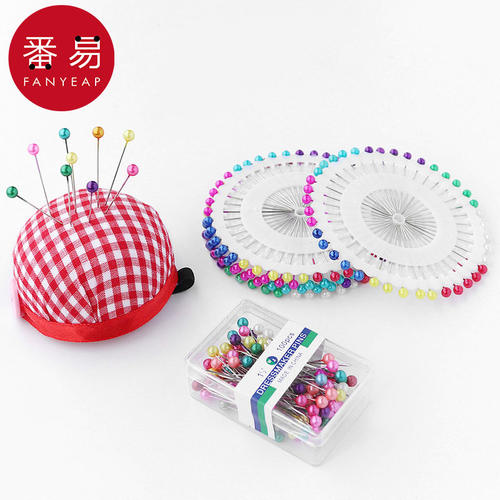 pn001_定位珠针彩色手工立裁固定针定型珠光针大头针服装缝纫