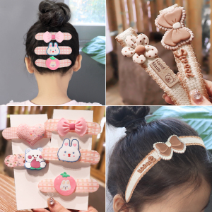 儿童刘海贴/魔术贴发饰小女孩发箍头饰发卡女童发带碎发整理神器