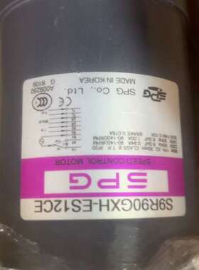 适用韩国SPG调速电机S9R90GXH-ES12CE，带议价