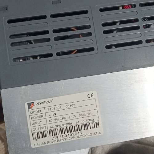 适用普传PI9100A 004G3 4kw变频器，成色如图，实物议价