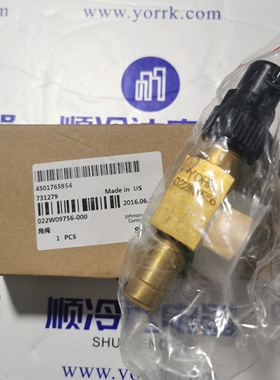 约克检修阀022W09756-000 阀 大过滤器角阀原装正品