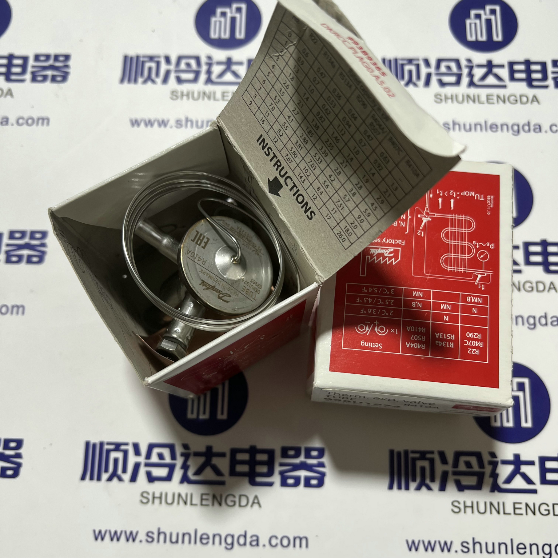 068U1974丹佛斯制冷膨胀阀DANFOSS热力TUBE感温包A制冷剂R410A