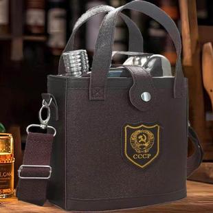 316加厚不锈钢装酒壶随身携带酒壶3-10斤装大容量便携式酒壶酒