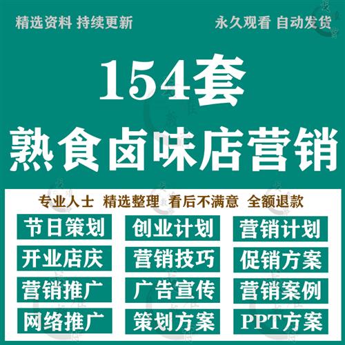 熟食店开业营销促销创业周年推广活动策划方o案案例烤鸭烧鸡卤菜