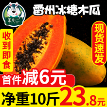雷州红心牛奶木瓜整箱应季冰糖青木瓜大木瓜新鲜水果当季包邮10斤