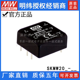 3.3V DC模块电源20W 4.5A 03非稳压单组输出DC 台湾SKMW20F