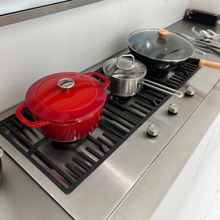 六点半Q5下沉式不锈钢灶台三眼全嵌入平嵌燃气灶具加长1米多眼