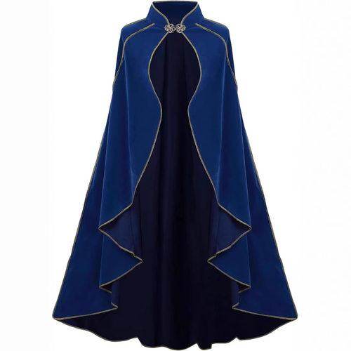 万圣节二次元中世纪金边斗篷