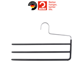 挂伸缩衣架 德国进口MAWA鹅颈形短颈三排分多层衣柜收纳裤 架裤 KH3