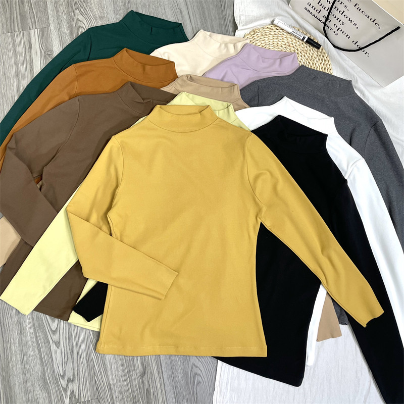 万能款～柔软亲肤感！百搭保暖弹力长袖中领抗菌打底衫女,女装/女士精品,T恤,淘宝优惠券,粉丝福利购,淘宝优惠卷