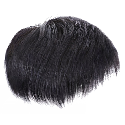 times极客高端男士头顶定制假发