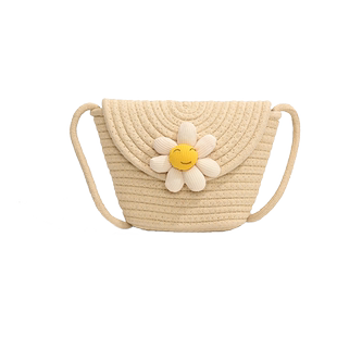 编织包包女2025新款夏天小清新草编包度假沙滩包百搭斜挎包手机包